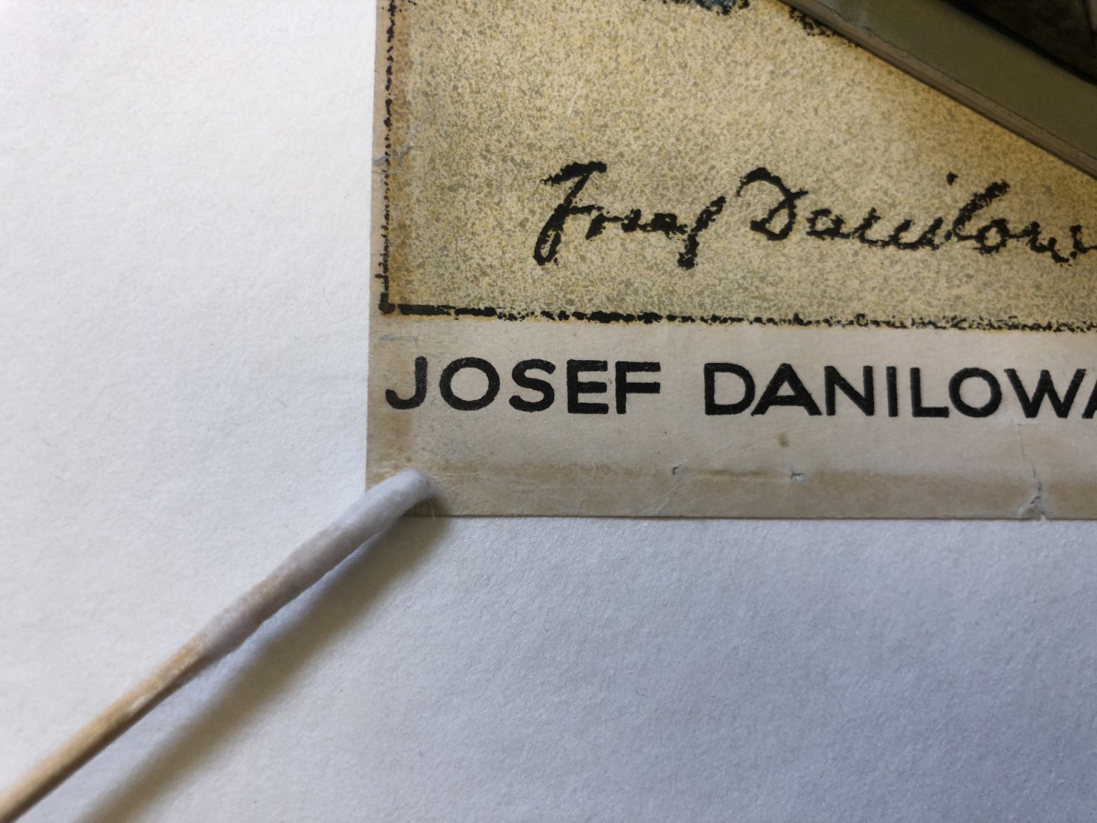 Lithografie von Josef Danilowatz, Wiener Verkehrsleben, Arbeit am Saugtisch